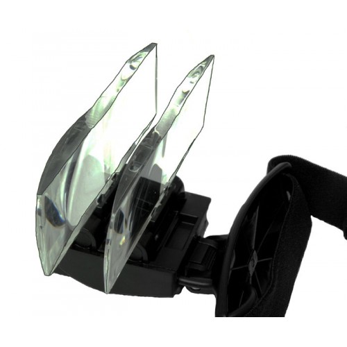 Налобная лупа с диодной подсветкой и набором линз 1х-6х