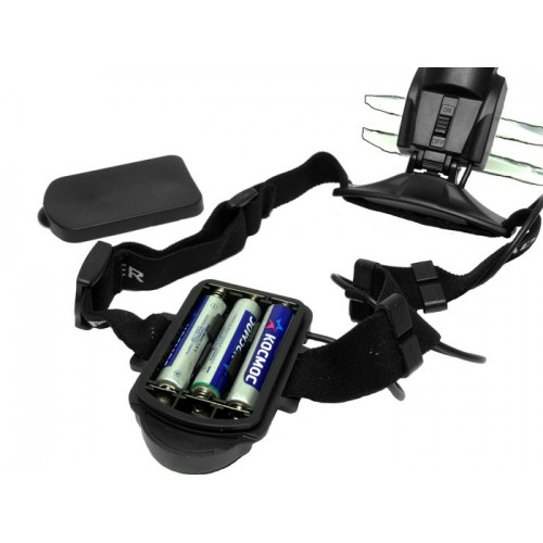 Налобная лупа с диодной подсветкой и набором линз 1х-6х