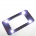 Лупа прямоугольная 5х с подсветкой и футляром, черная (iPhone)