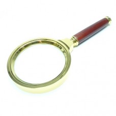 Лупа просмотровая 4х, d=70 мм, латунь