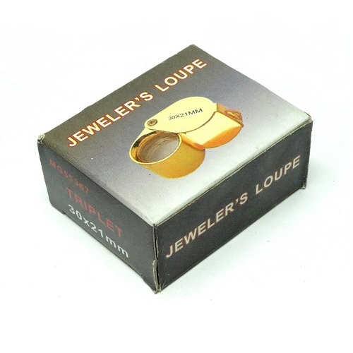 Лупа ювелирная 30х d=21мм, Triplet
