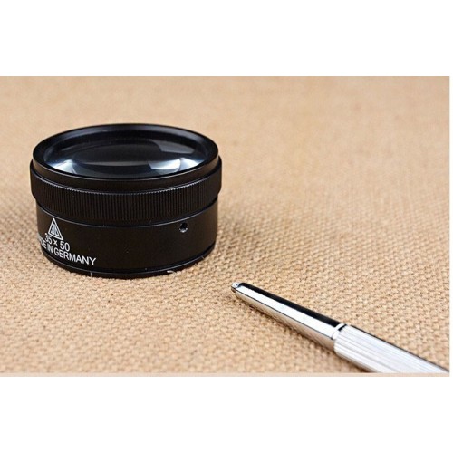 Лупа увеличительная 10х d=50 мм в сувенирной коробке