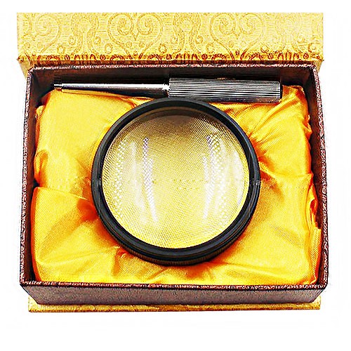 Лупа увеличительная 10х d=50 мм в сувенирной коробке