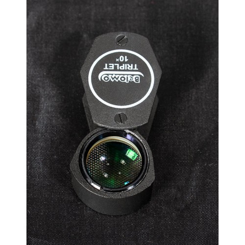 Лупа ювелирная 10х, d=17 мм, ЛП-3-10x-09, Triplet, БелОМО