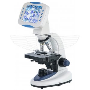 Микроскоп цифровой Levenhuk D90L LCD, монокулярный