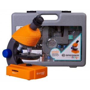 Микроскоп Bresser Junior 40–640x с набором для опытов, в кейсе