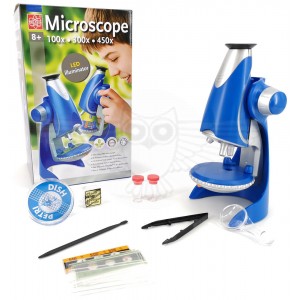 Микроскоп игрушечный EDU-TOYS 100–450x